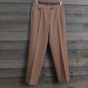 Ralph Lauren Brown Women's Dress Pants 100%Wool Size 8